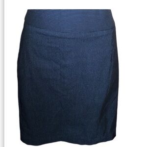 black and white pinstripe professional skirt size 14 office worthy Apt 9